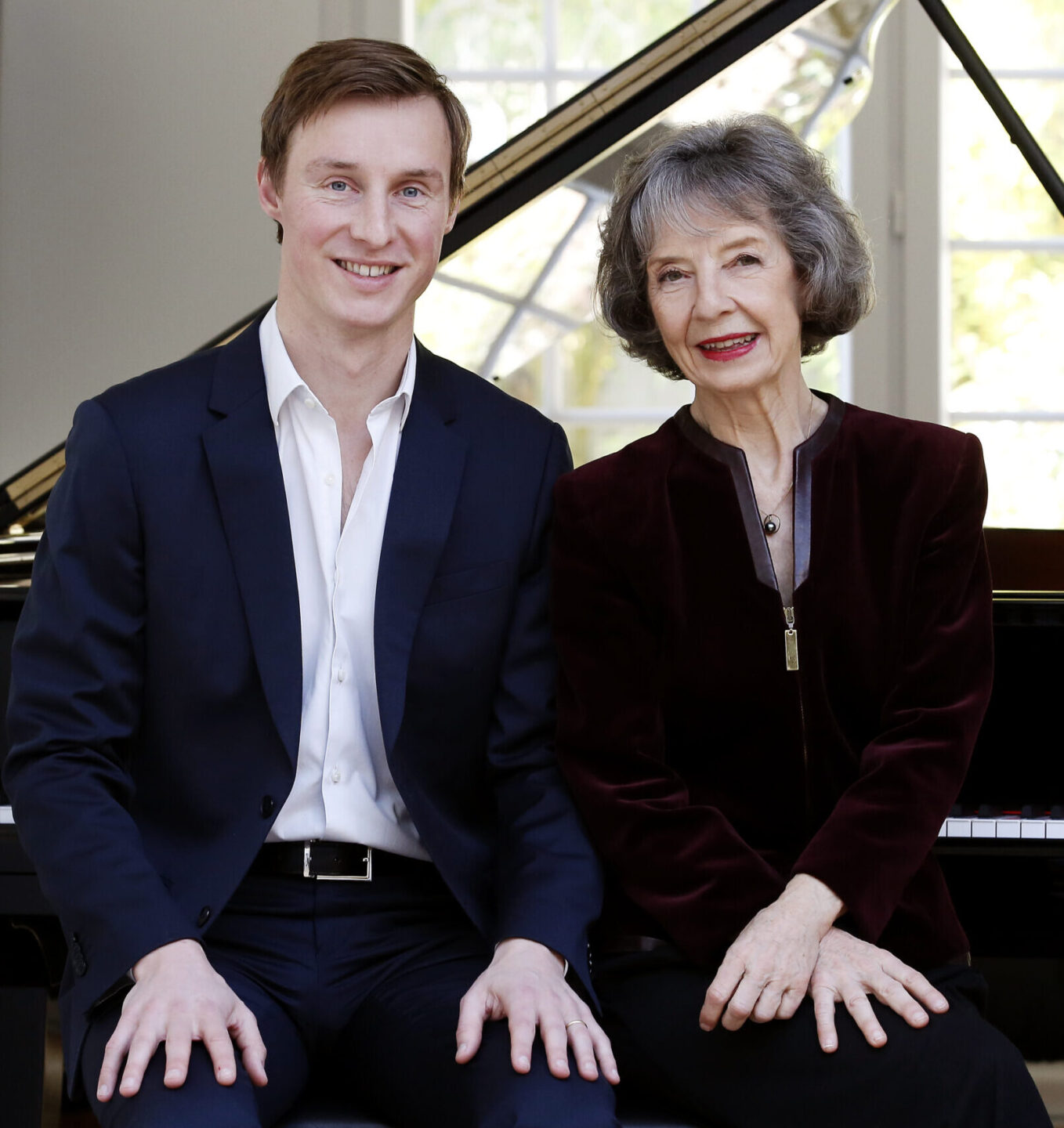 Les Estivales d’ArtenetrA Concert piano à quatre mains, Anne Queffélec et Gaspard Dehaene Sainte-Néomaye