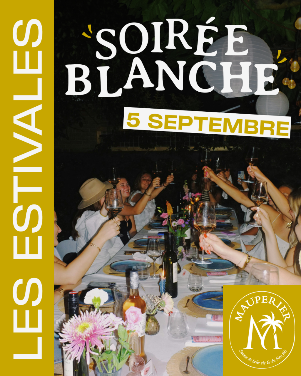 Les Estivales de MAUPERIER soirée blanche  Les Salles-de-Castillon