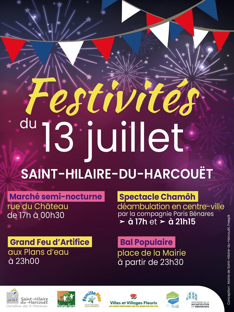 Les Festivités du 13 juillet  Saint-Hilaire-du-Harcouët