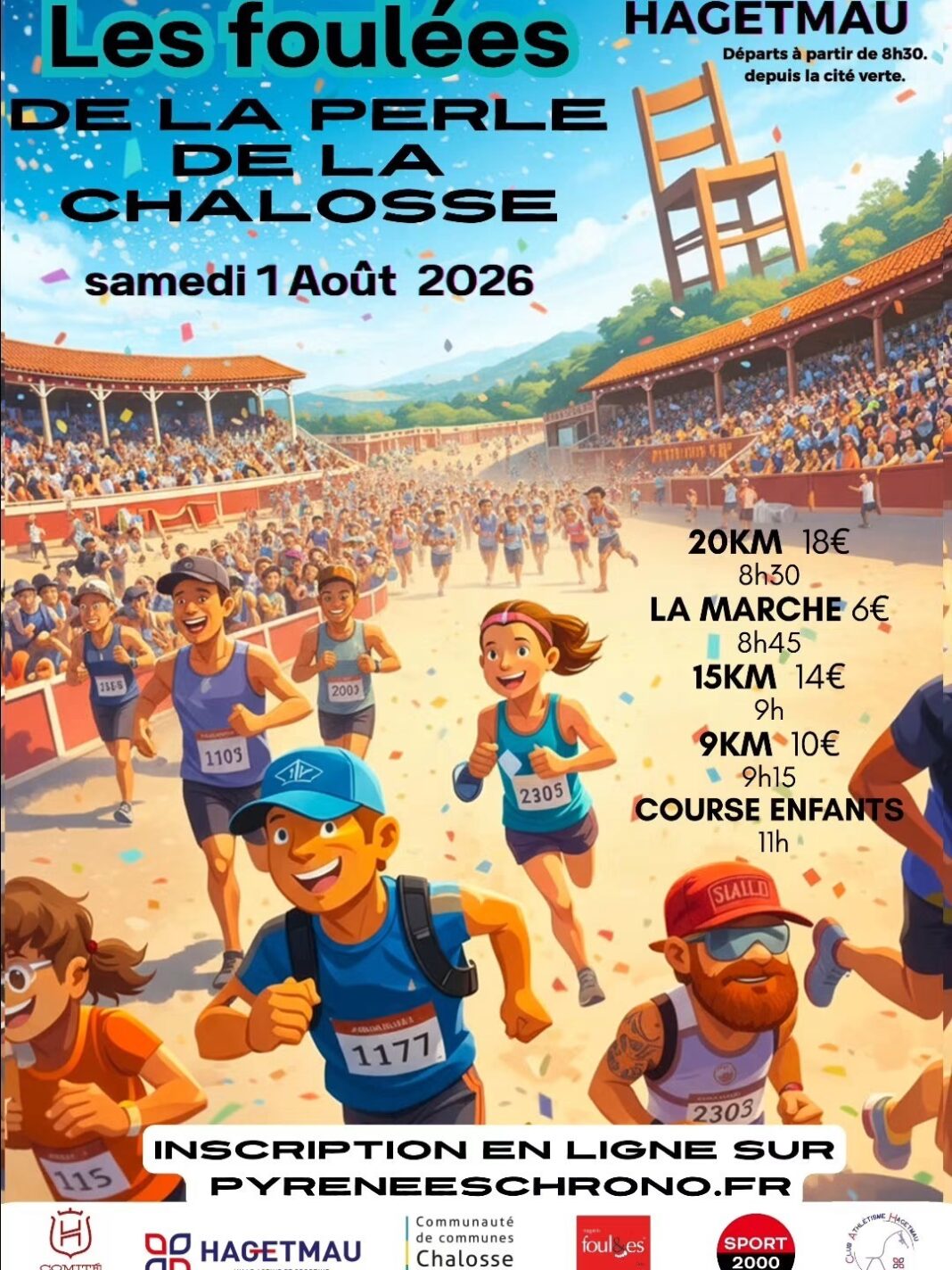 Les Foulées de la Perle de la Chalosse  Hagetmau