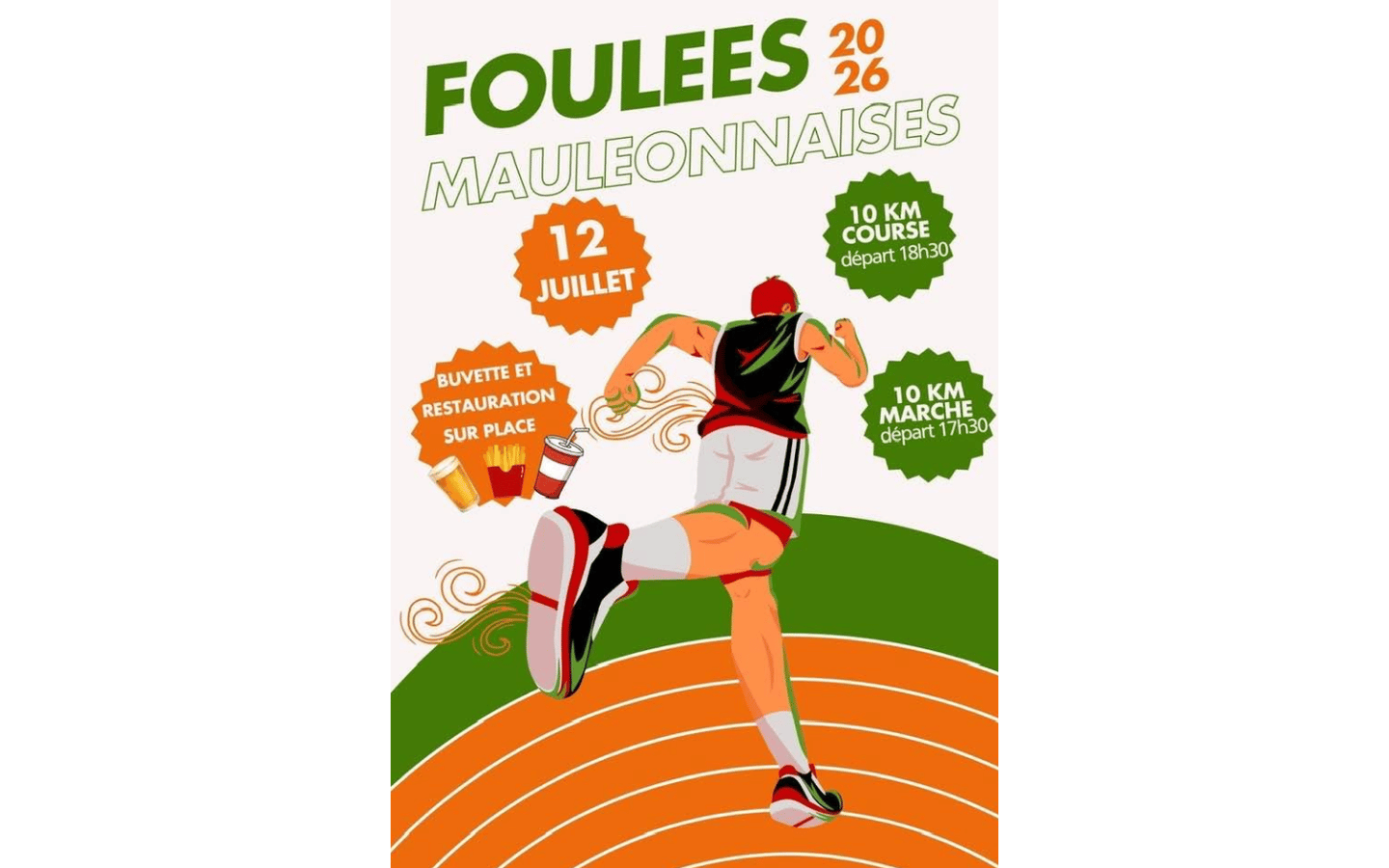 Les foulées Mauléonnaises  Mauléon-Licharre 2026-07-12