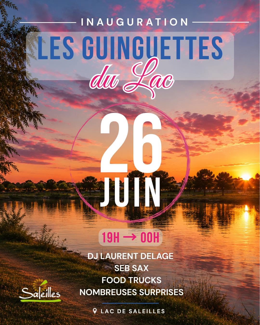 LES GUINGUETTES DU LAC INAUGURATION Saleilles