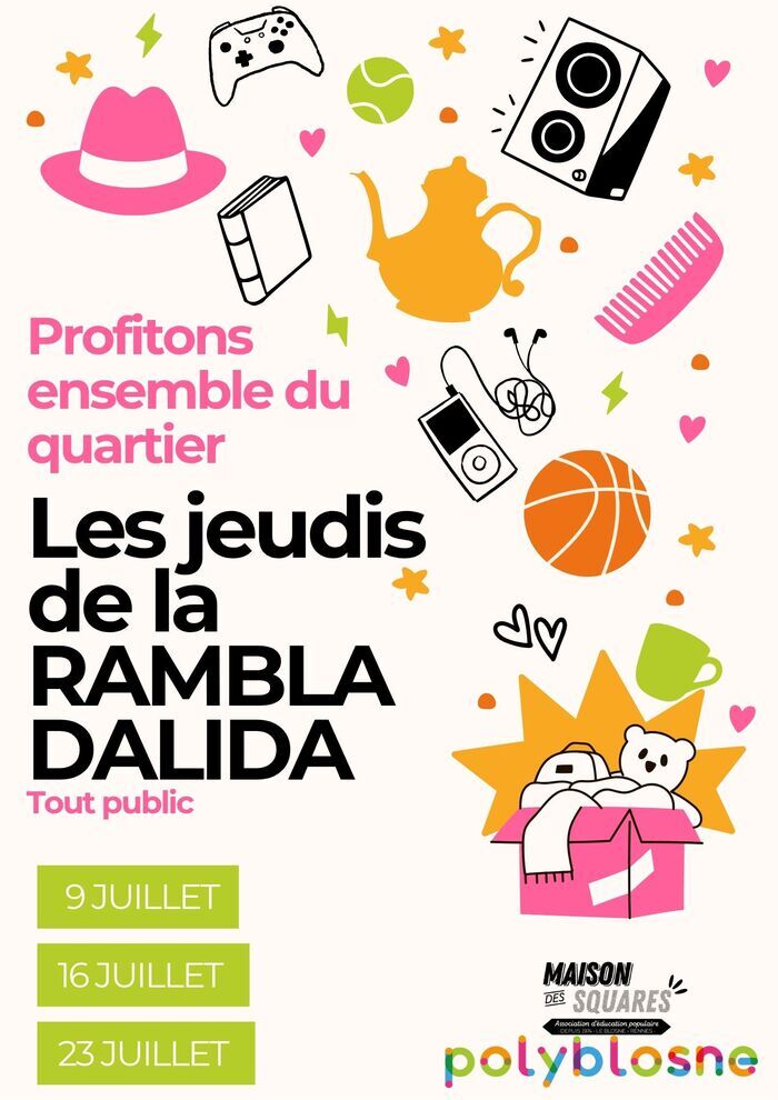 Les jeudis de la rambla La Rambla, entre Le Triangle et la mairie de quartier Rennes