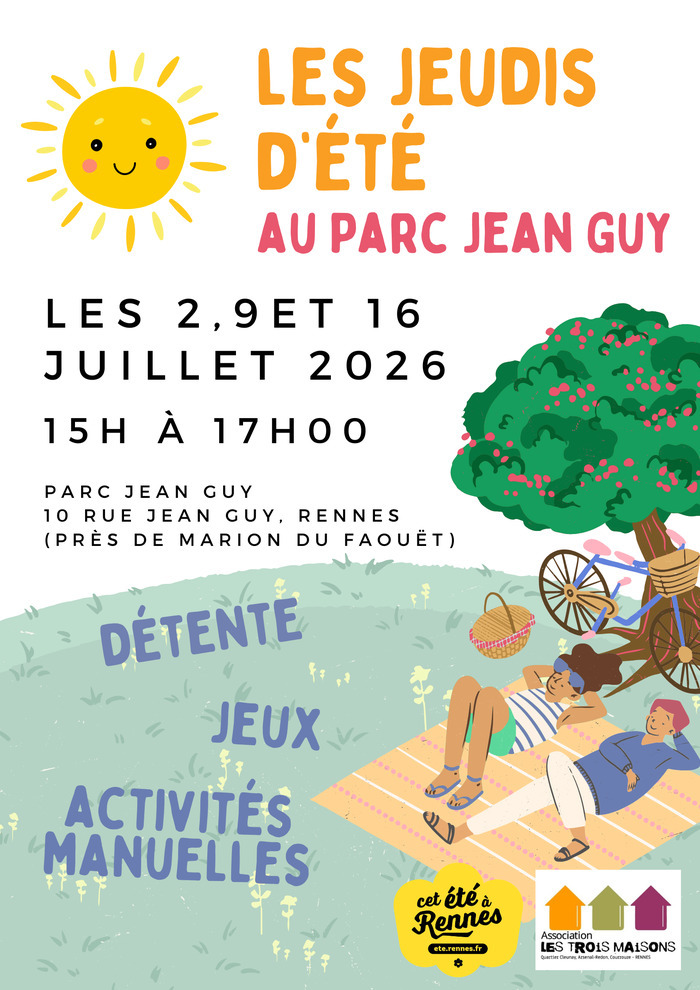 Les jeudis du parc Jean Guy parc jean guy Rennes