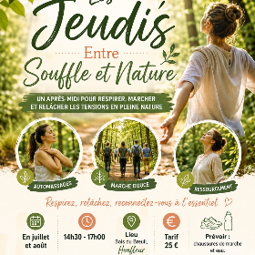 Les Jeudis Entre Souffle et Nature Marche douce, automassages et détente en forêt Parking du Bois du Breuil Équemauville