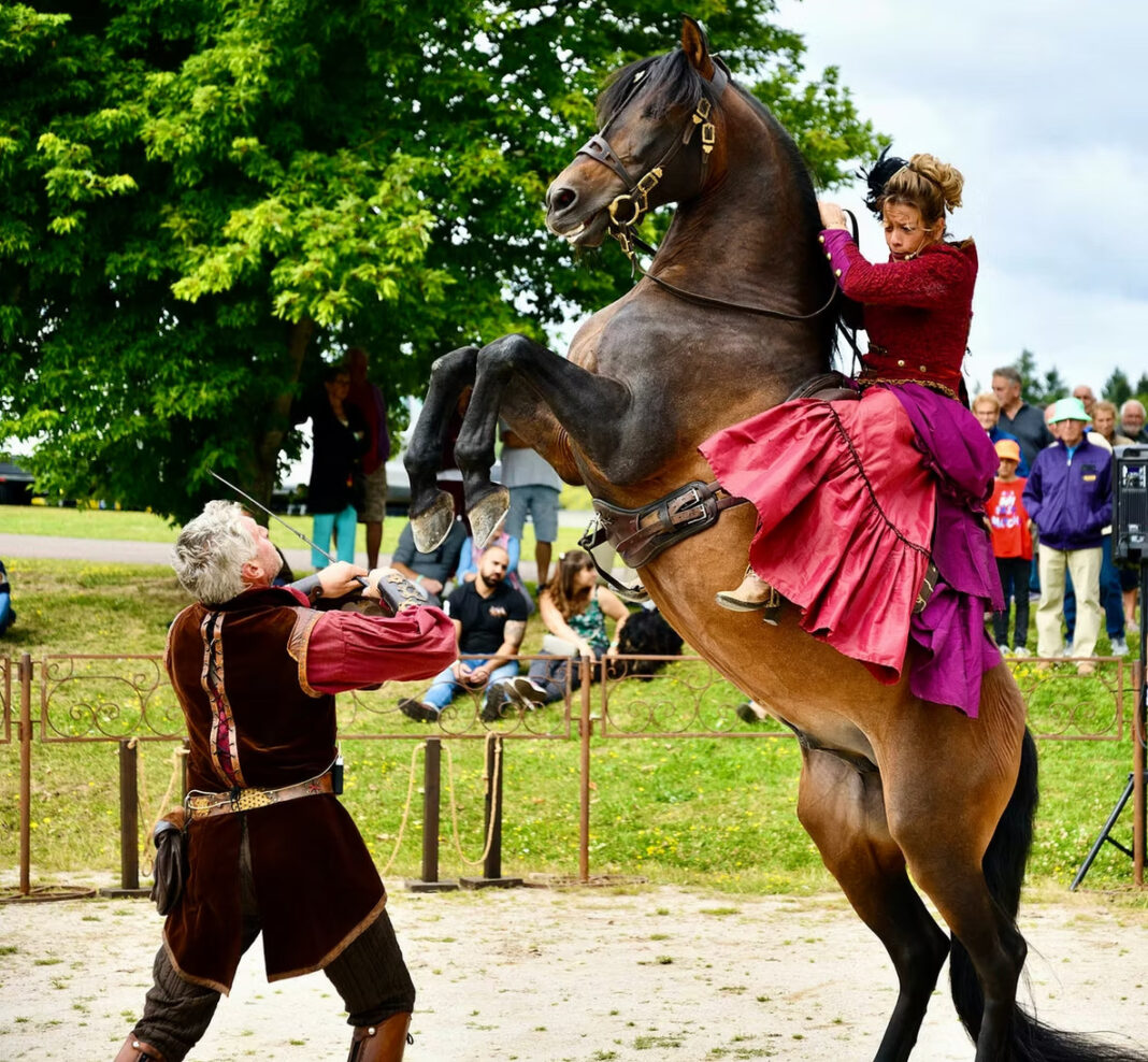 Les jeudis festifs théâtre équestre à Liourdres  Liourdres