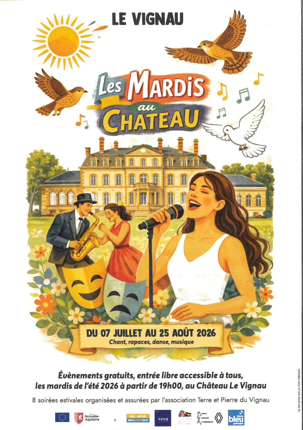 Les mardis au château Danses africaines Malaika Le Vignau