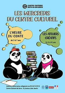 Les mercredis du Centre culturel: Atelier créatif (Centre Culturel) Brive-la-Gaillarde