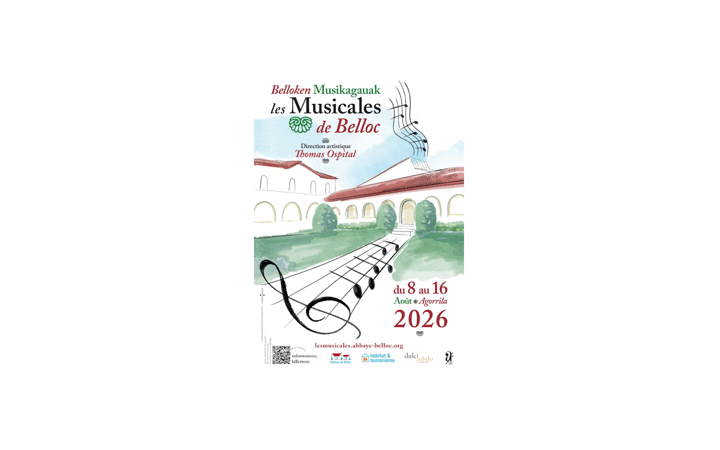 Les musicales de Belloc Concert Jazzy Organs 585 Route Abbaye de Belloc Urt 2026-08-13