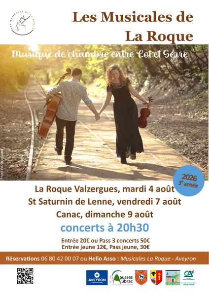 Les Musicales de La Roque en l&rsquo;église de Canac (près de Campagnac)  Campagnac