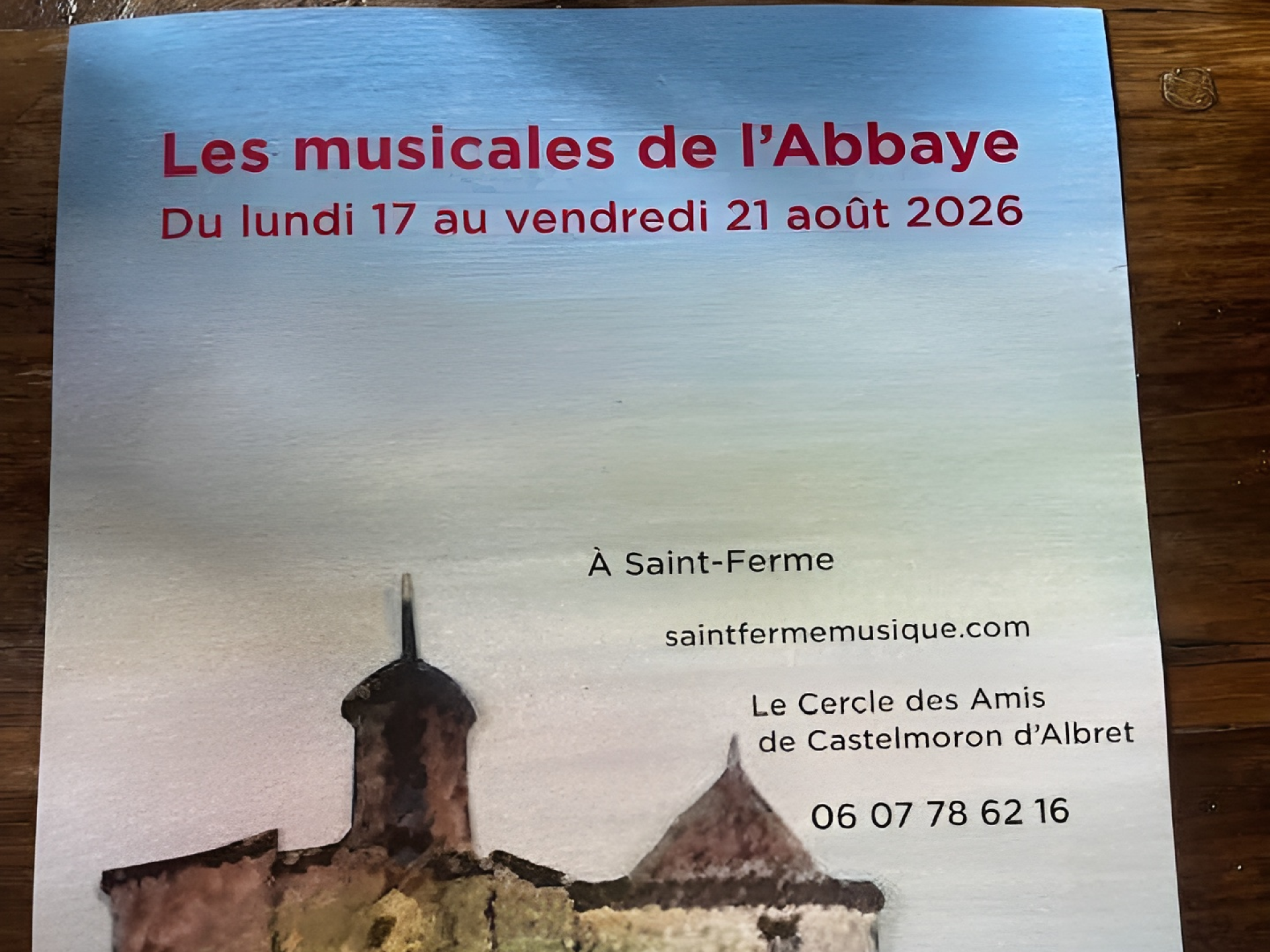 Les musicales de l’abbaye Le Bourg Saint-Ferme