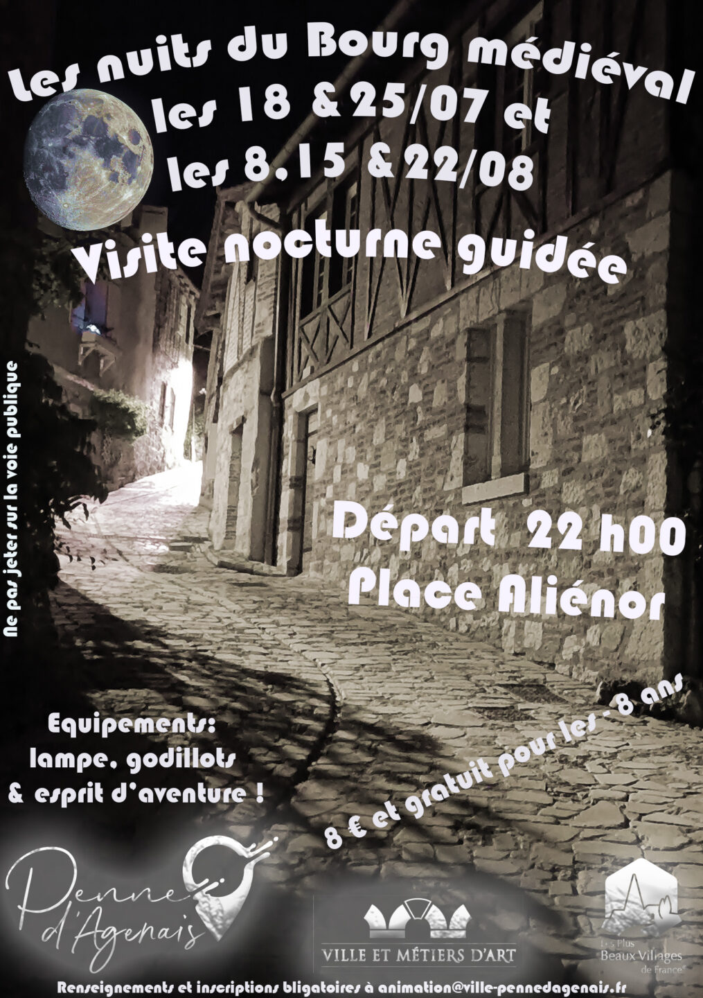 Les nuits du bourg médiéval  Penne-d&rsquo;Agenais