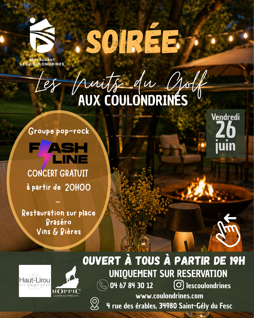 Les nuits du Golf Les Coulondrines Saint-Gély-du-Fesc