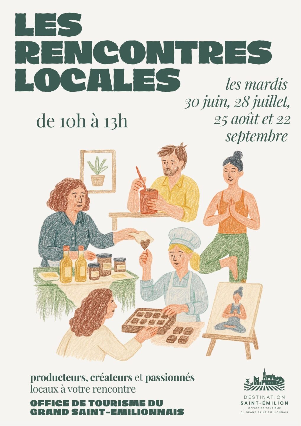 Les rencontres locales Saint-Emilion Tourisme Office de Tourisme de Saint-Emilion Saint-Émilion 2026-08-25