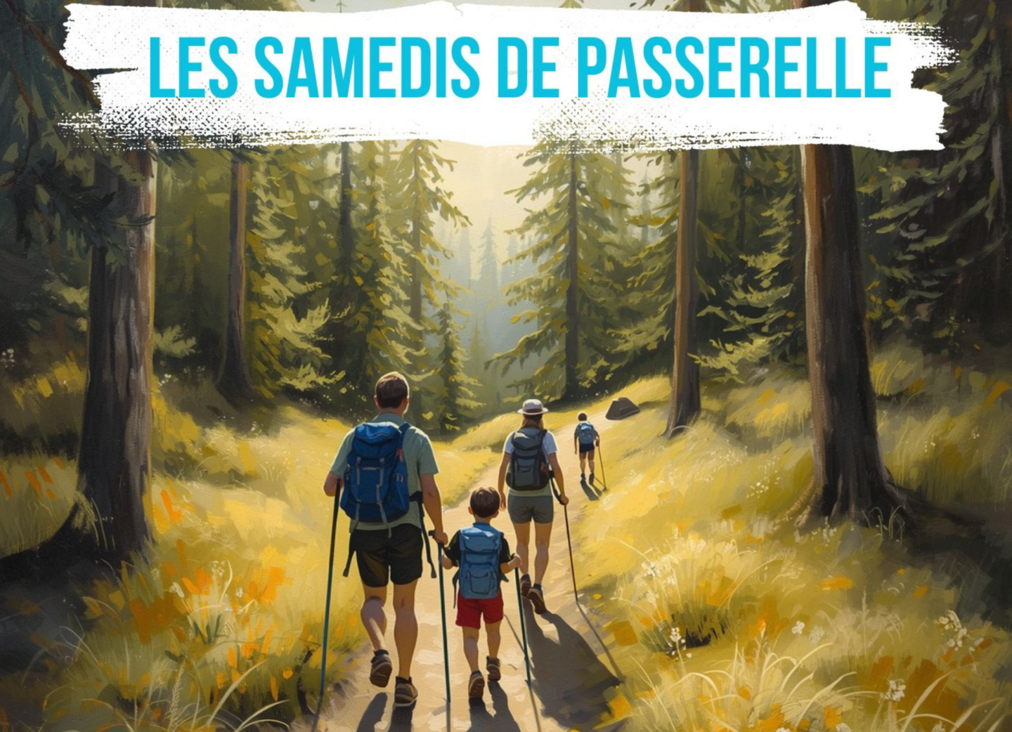 Les samedis de passerelle randonnée famille Passerelle Monségur
