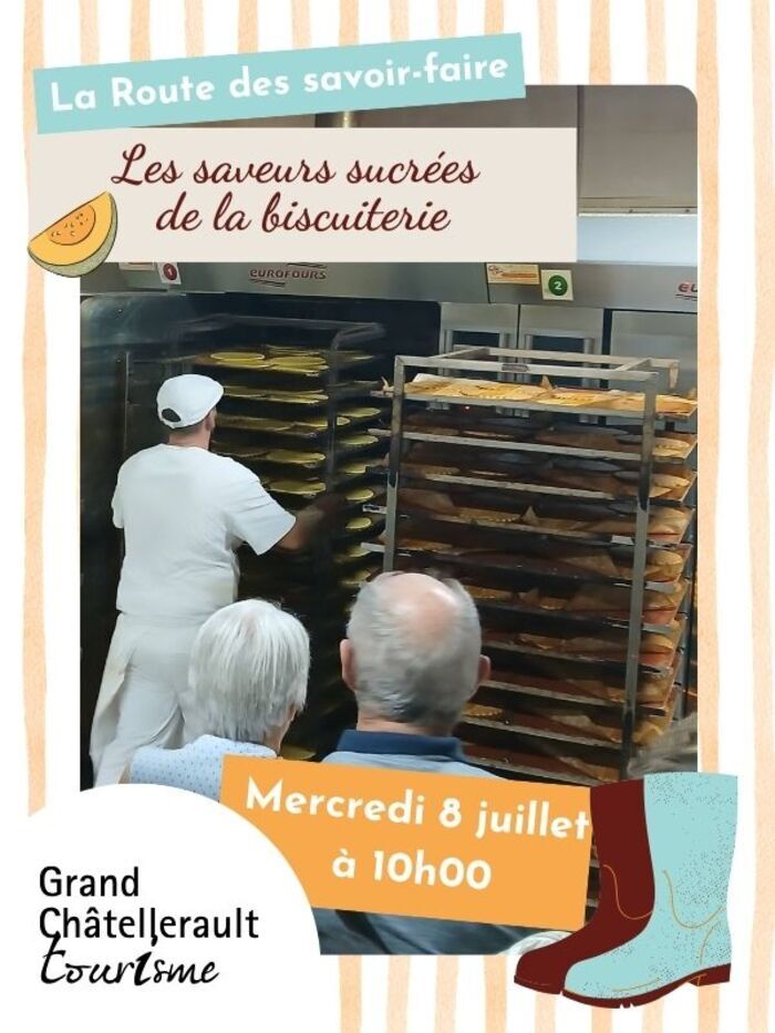 Les saveurs sucrées de la biscuiterie Biscuiterie de Lencloître Lencloître