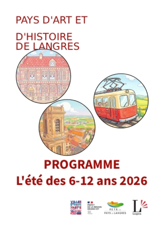 L'été des 6-12 ans 2026 Office de Tourisme du Pays de Langres Langres 2026-07-10