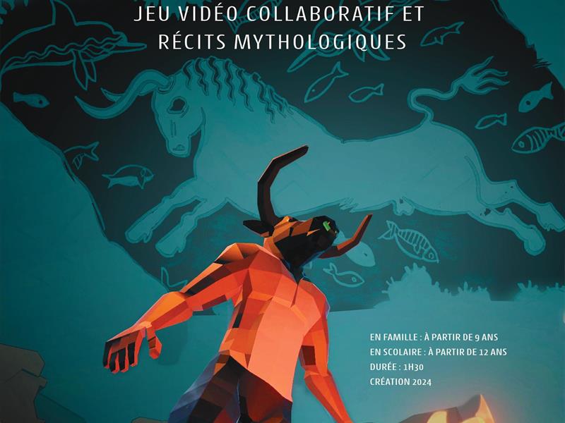 L’été des Curieux Spectacle Minos, jeux vidéo collaboratif et récits mythologiques Parc Archéologique Bliesbruck-Reinheim Bliesbruck