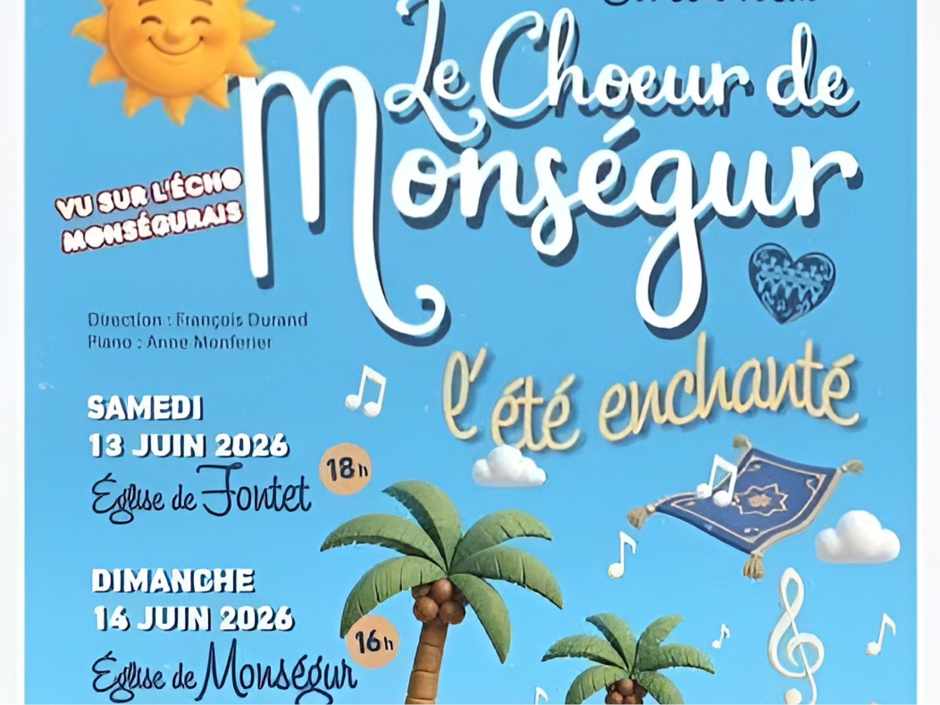 L’été enchanté Eglise Notre Dame Monségur