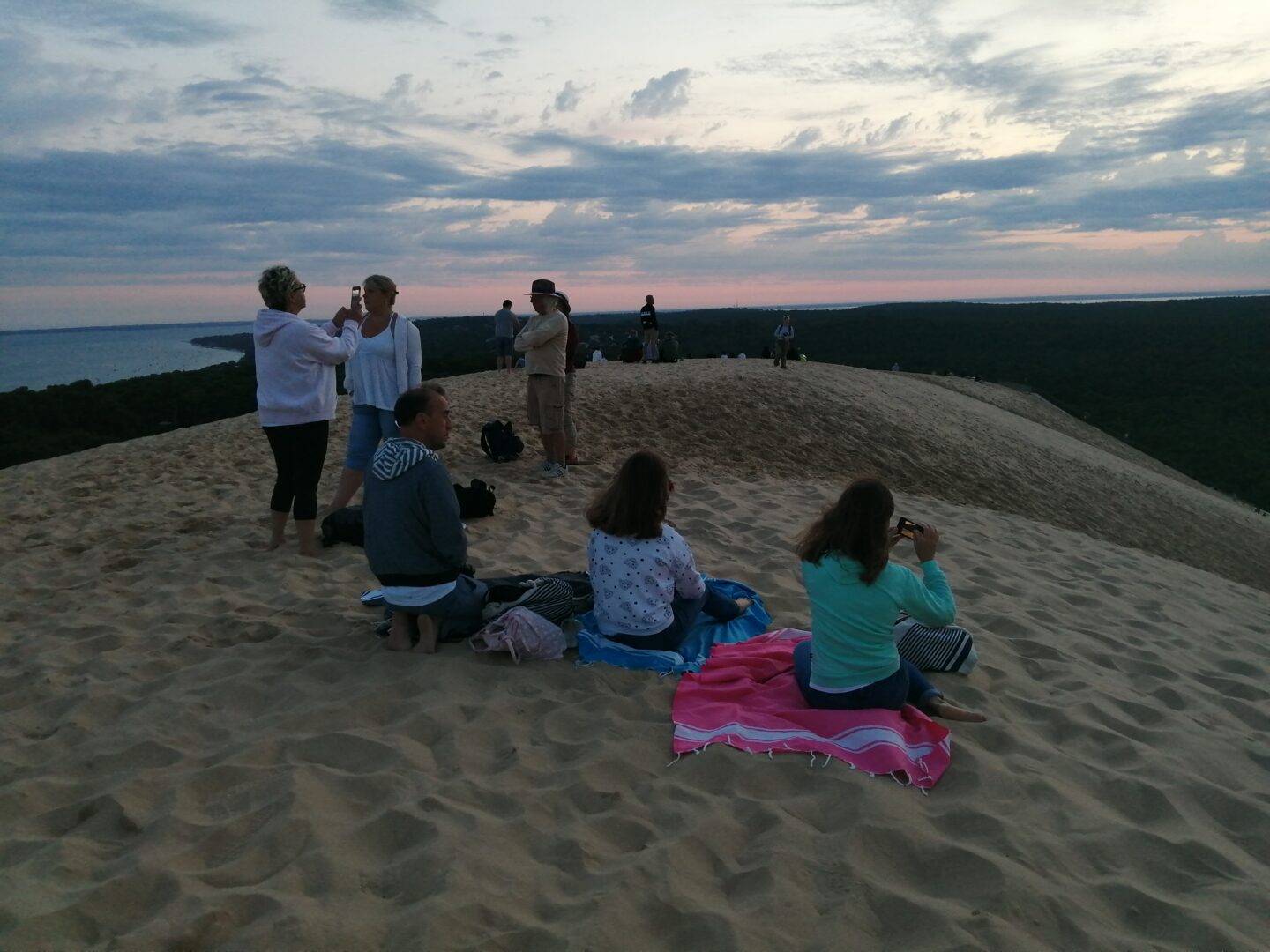 Lever du soleil sur la Dune du Pilat Gujan-Mestras