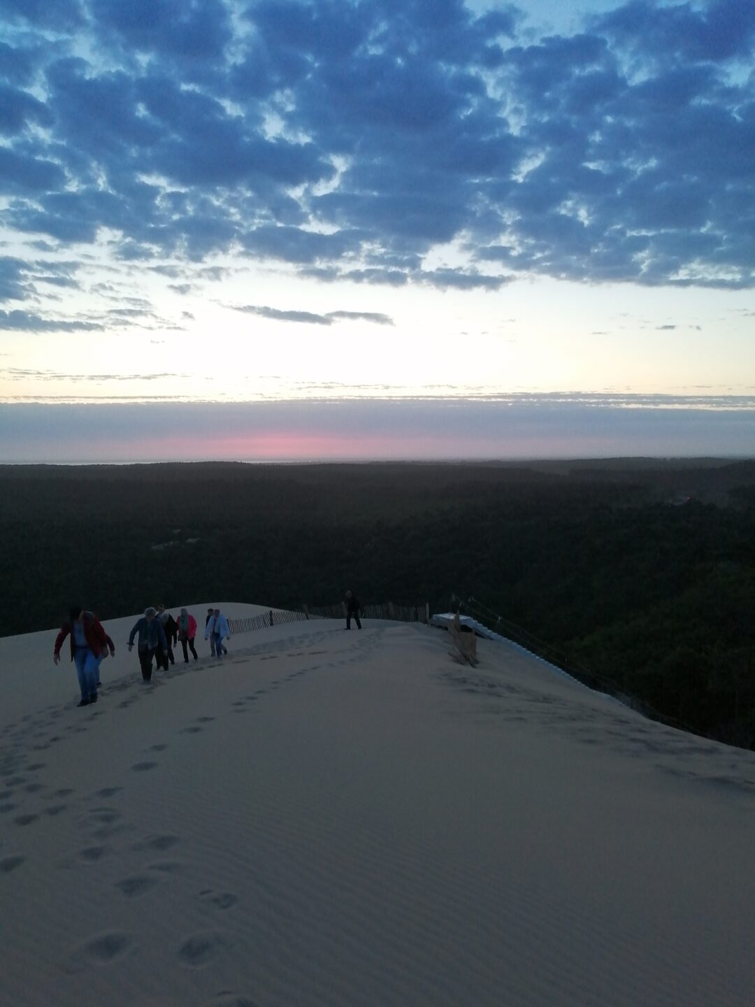 Lever du soleil sur la Dune du Pilat Gujan-Mestras