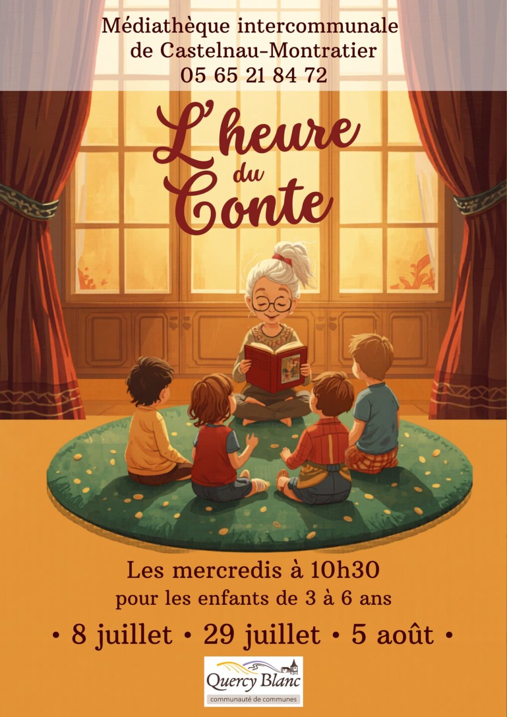 L’heure du conte Castelnau Montratier-Sainte Alauzie