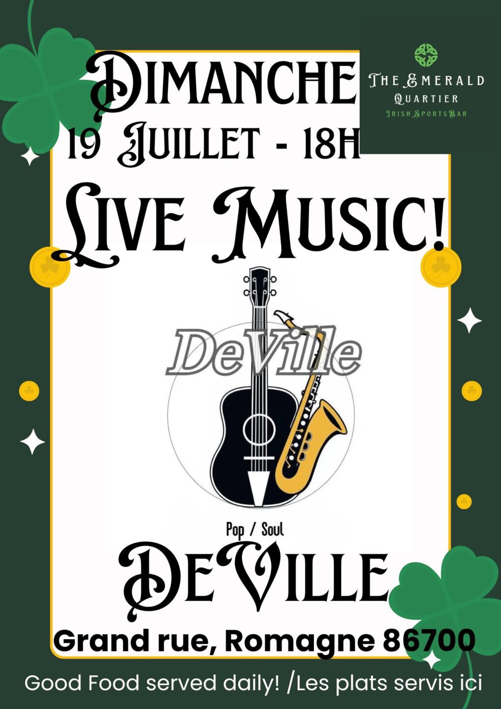 Live Music DeVille Romagne