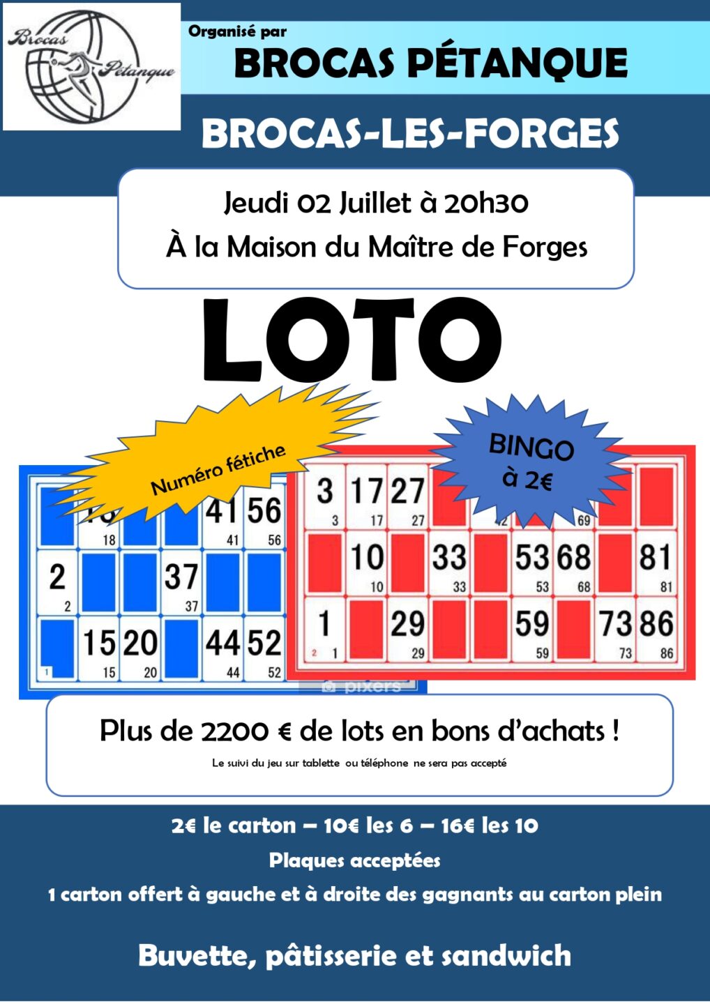 LOTO BINGO Brocas