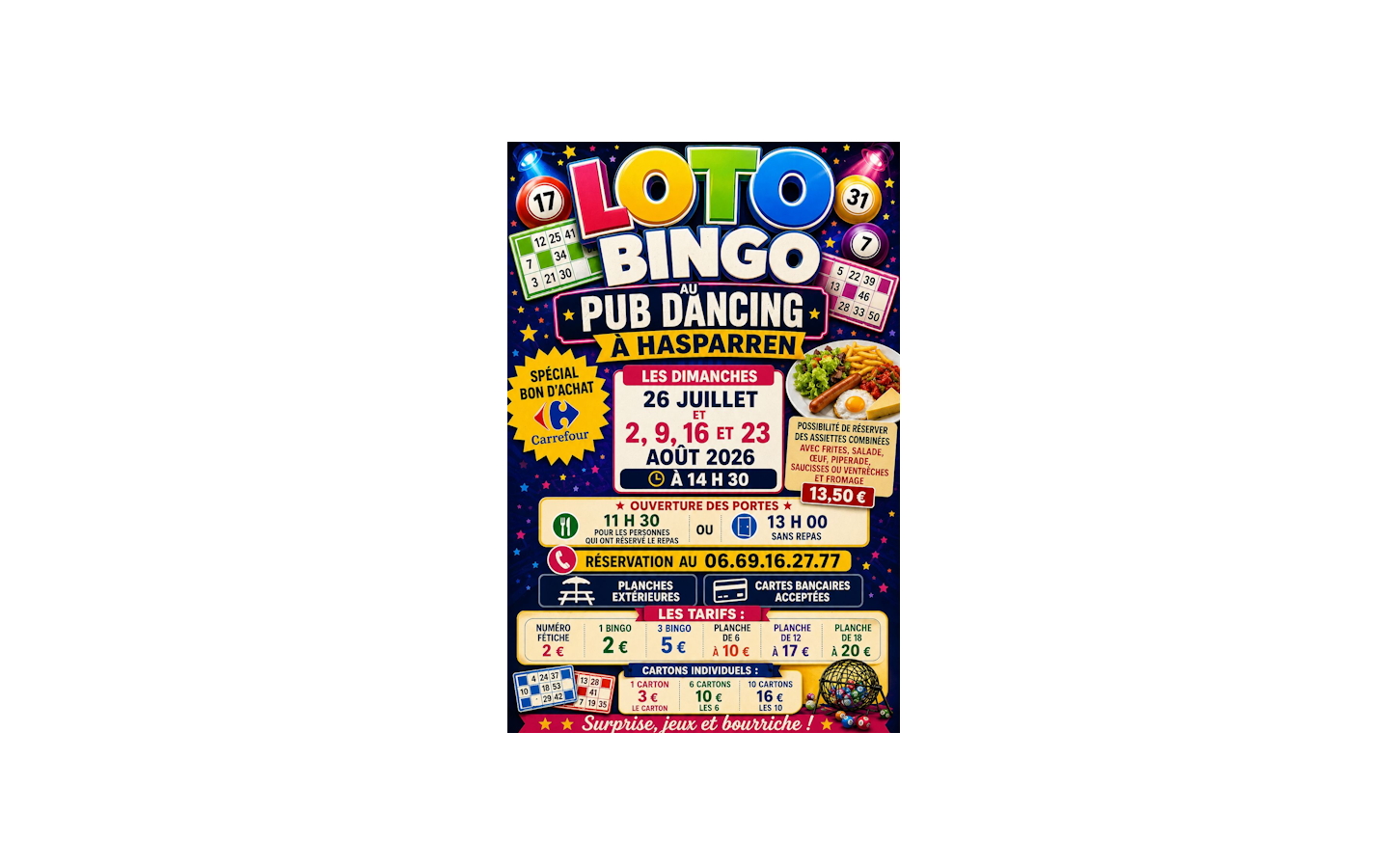 Loto Pub Dancing Hasparren 2026-08-23