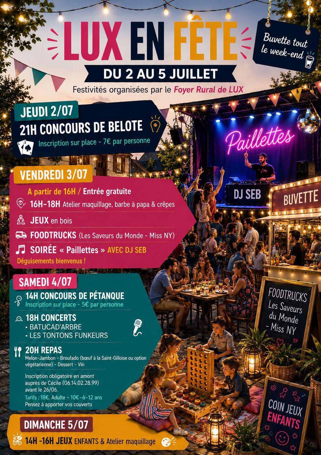 LUX EN FÊTE  Lux
