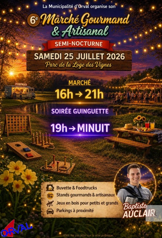Marché artisanal et gourmand semi-nocturne d’Orval Orval