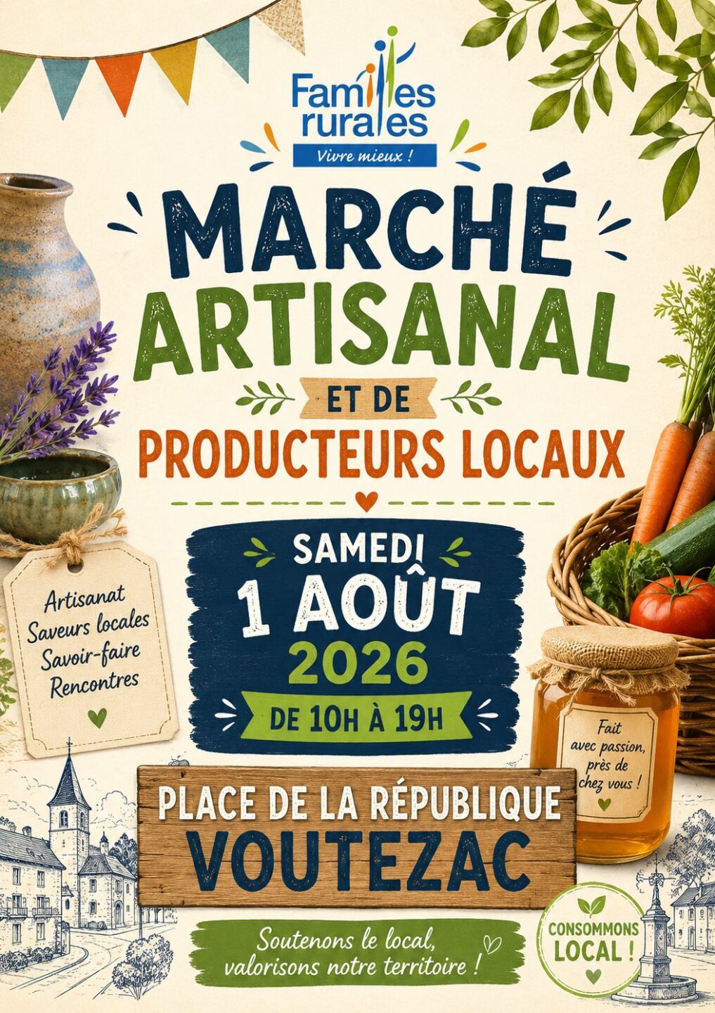 Marché artisanal Voutezac