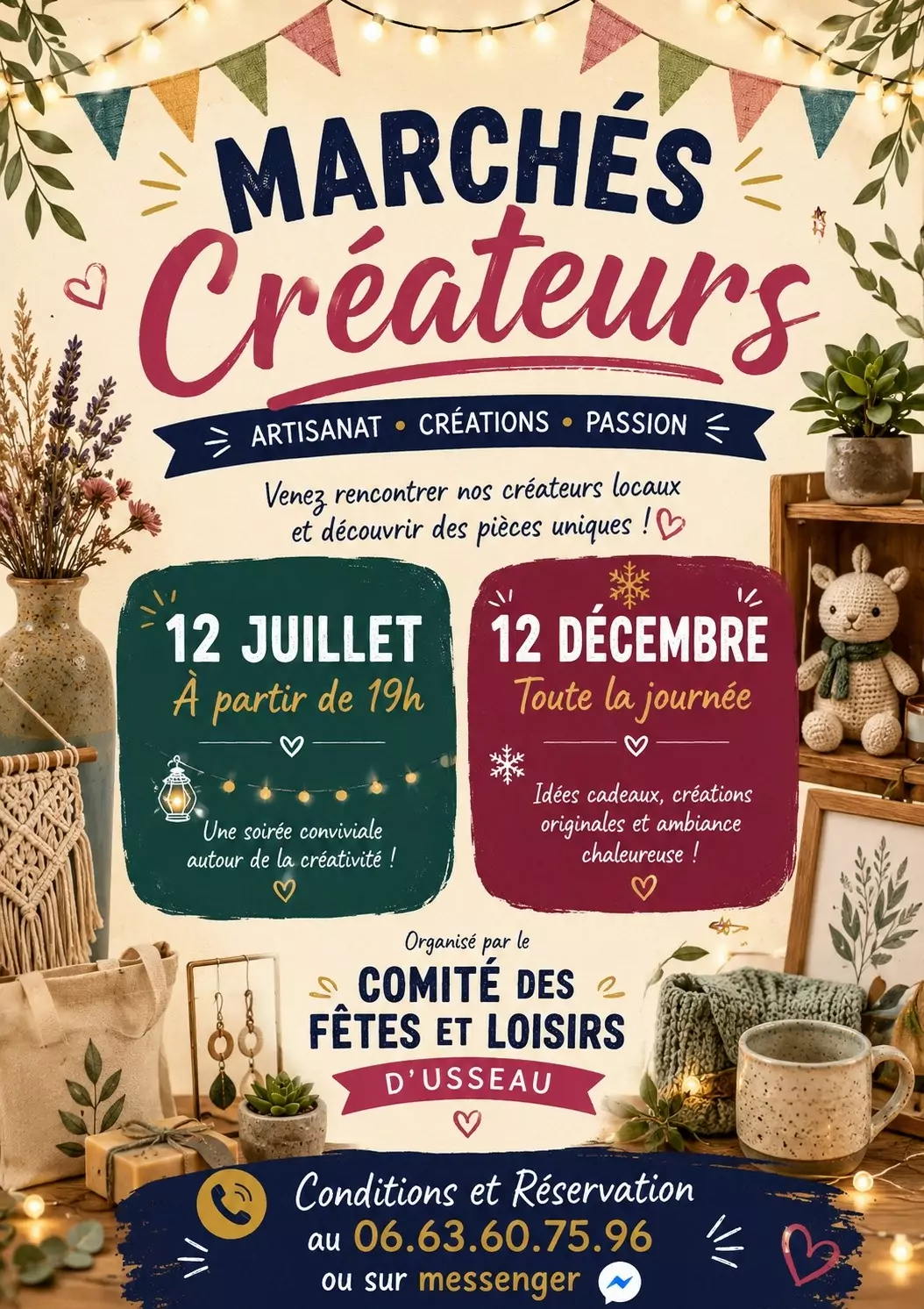 Marché créateurs à Val-du-Mignon  Val-du-Mignon
