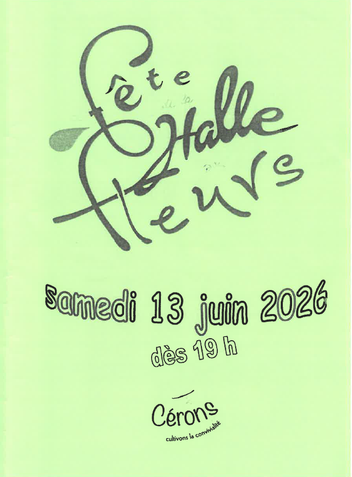 Marché de la halle aux fleurs Cérons