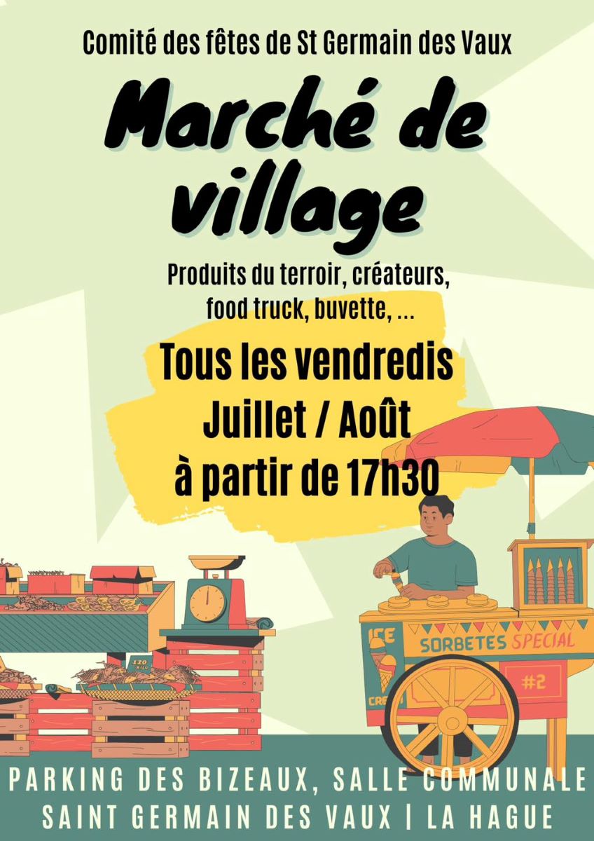 Marché de village  La Hague