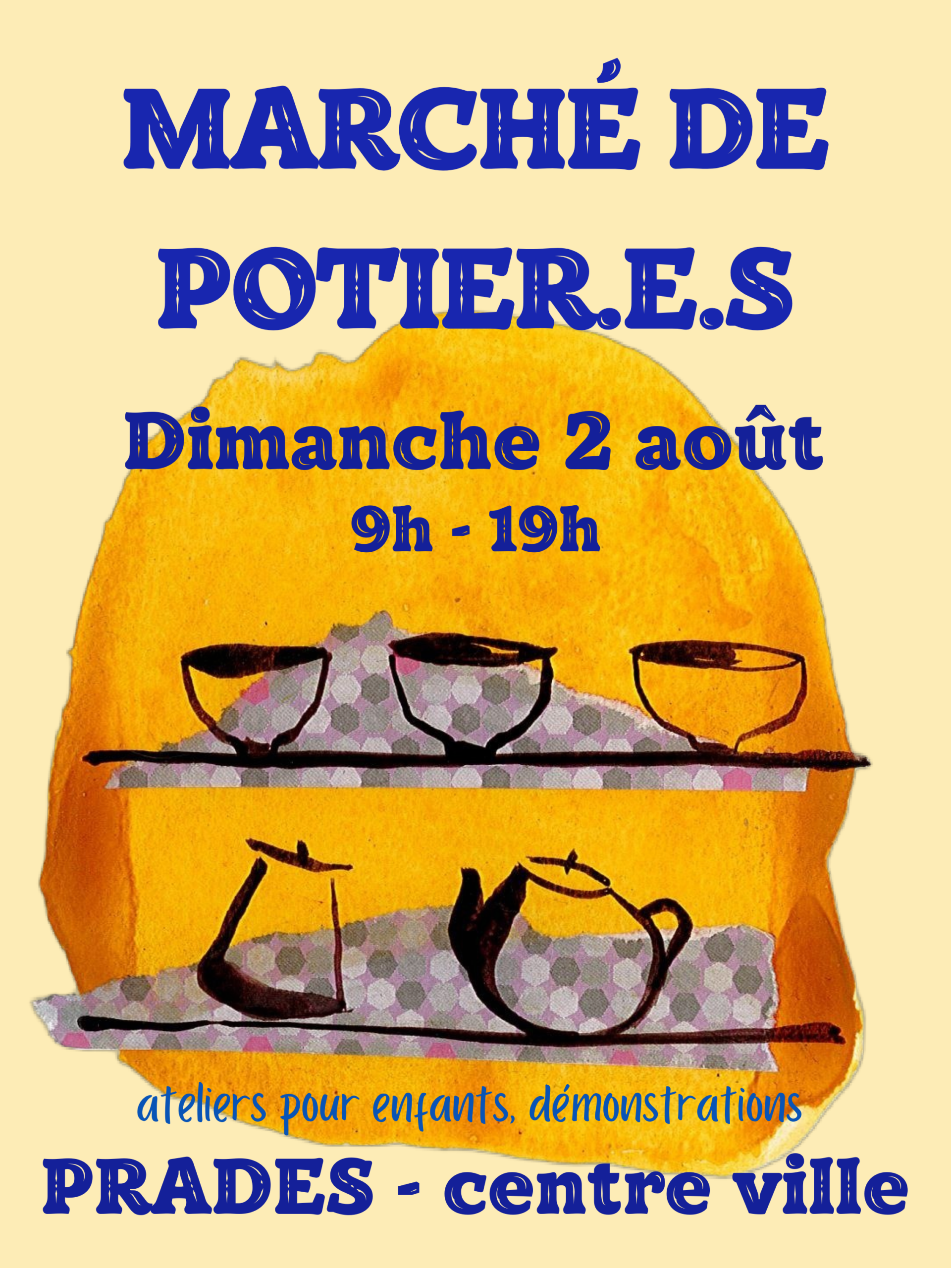 MARCHÉ DES POTIERS Prades 2026-08-02