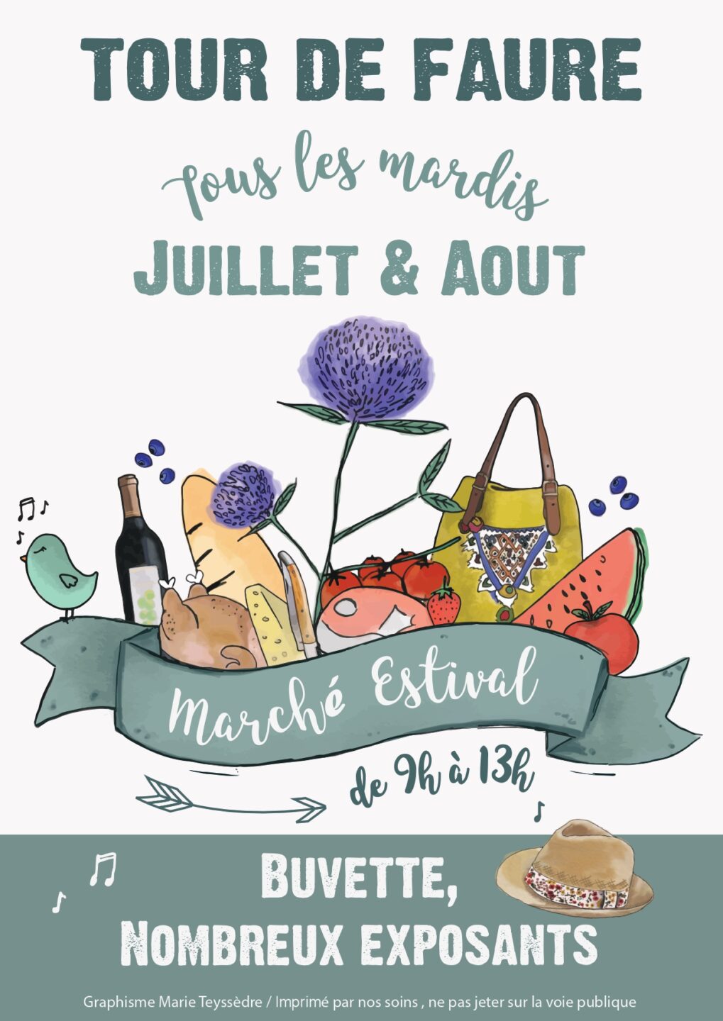 Marché Estival à Tour-de-Faure Tour-de-Faure
