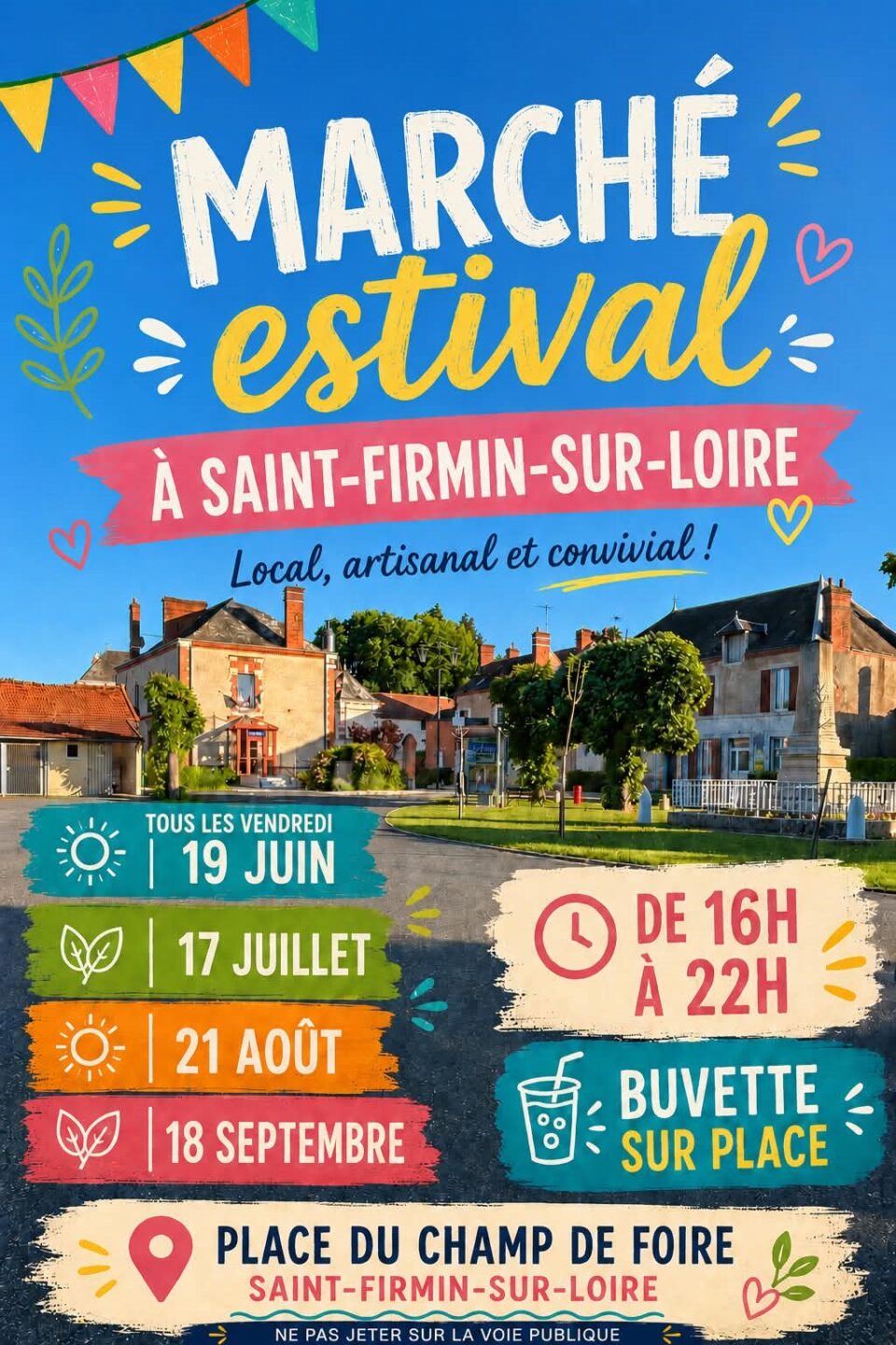 Marché estival Saint-Firmin-sur-Loire