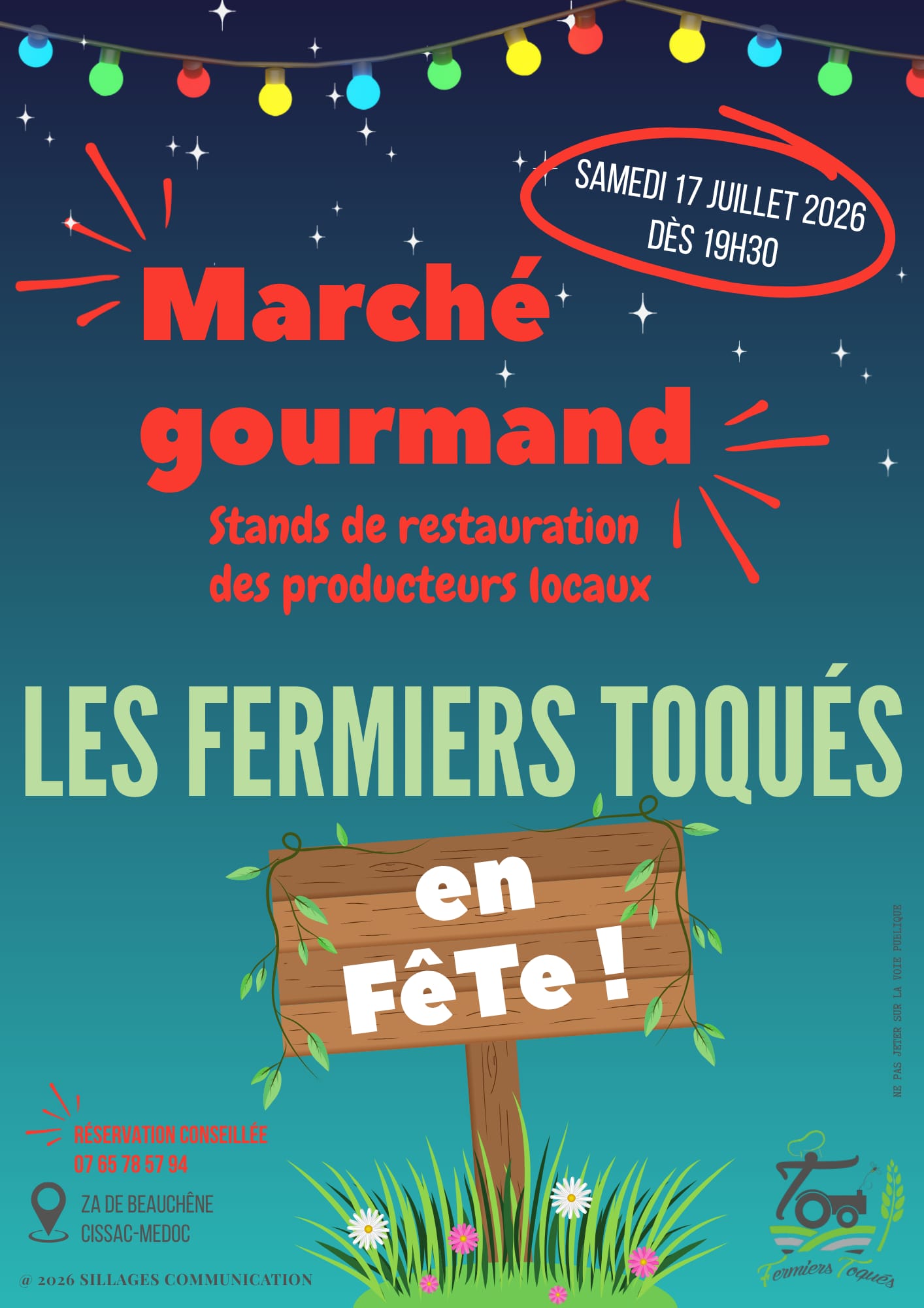 Marché gourmand de producteurs ZA Beauchêne Cissac-Médoc 2026-07-17