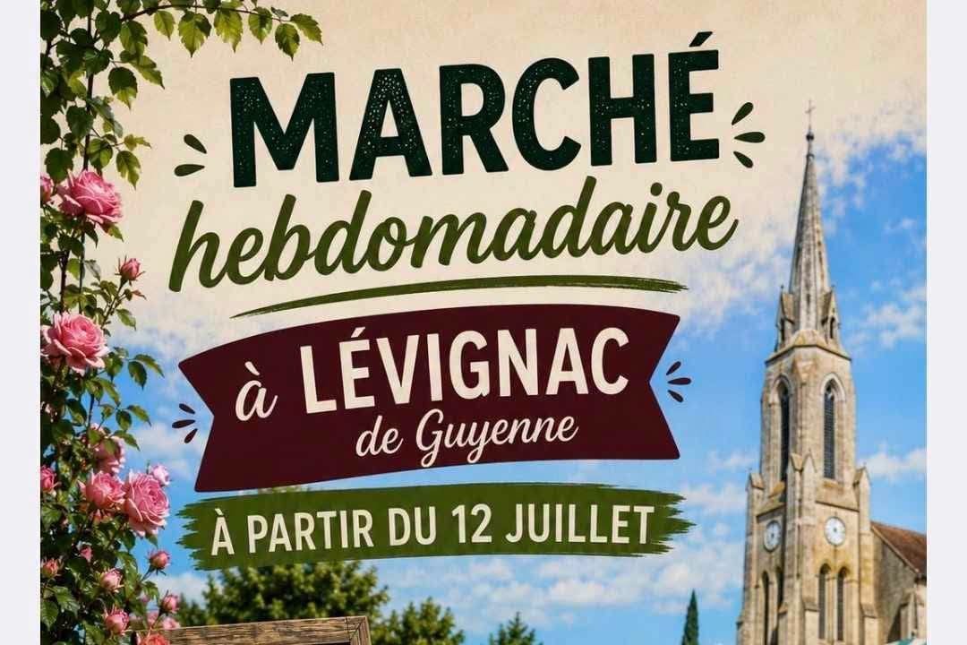 Marché Hebdomadaire  Lévignac-de-Guyenne 2026-07-12