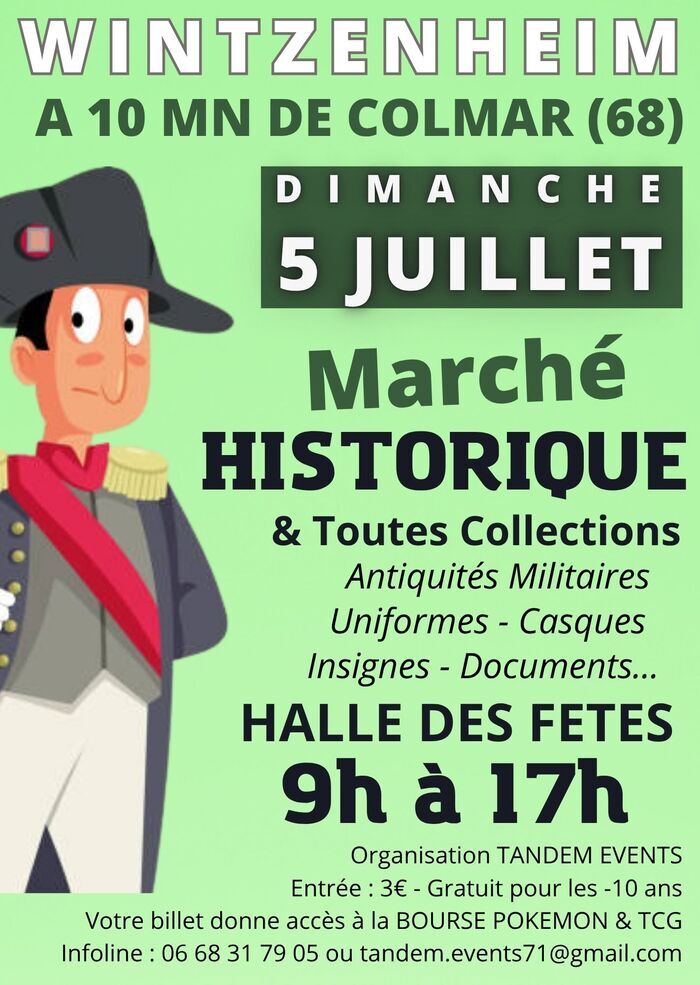 Marché historique et toutes collections Halle des fêtes Wintzenheim