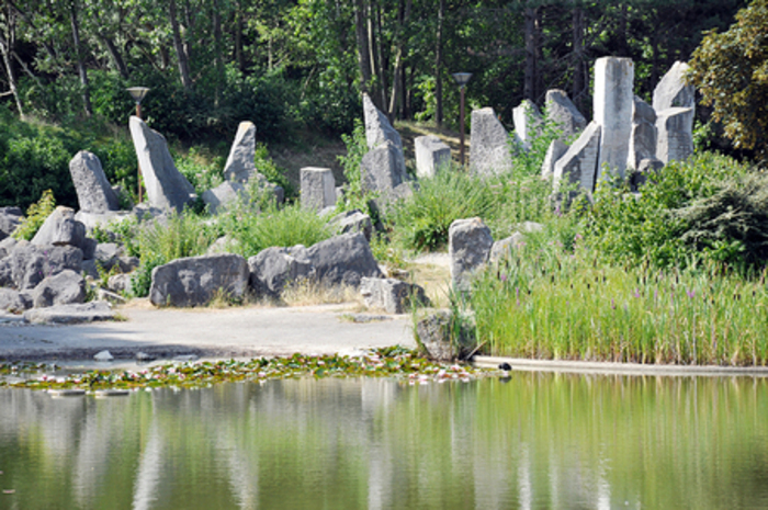 Marche méditative, Jardin de sculptures du LAAC, Dunkerque