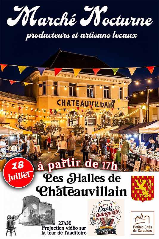 Marché nocturne de Chateauvillain  Châteauvillain