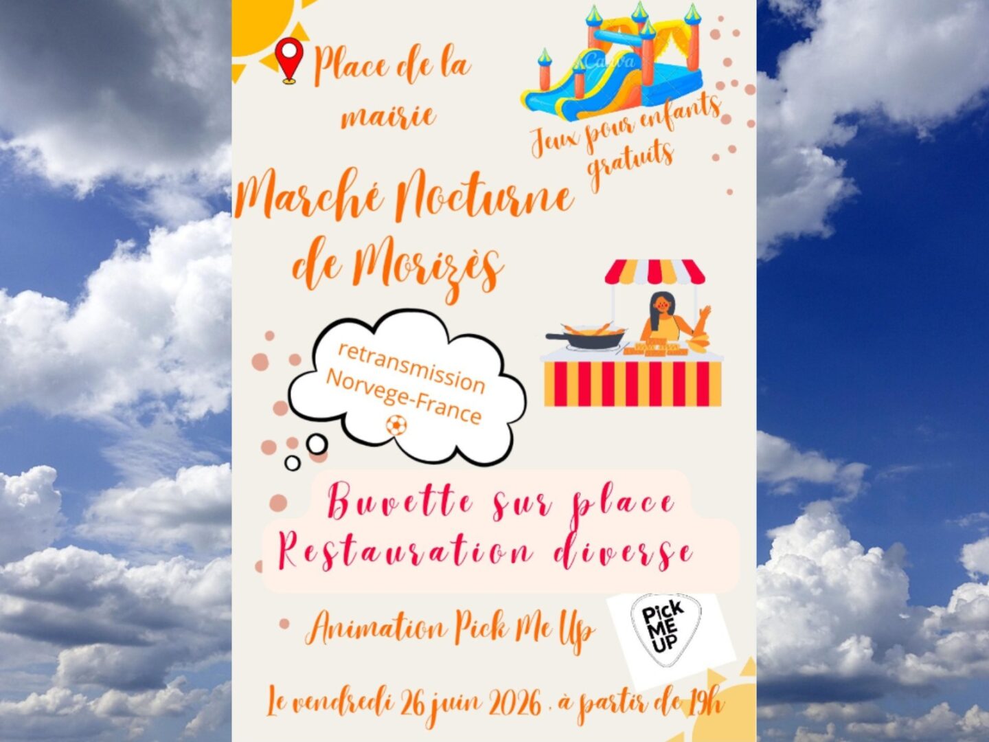 Marché Nocturne de Morizès Place la mairie – Morizès