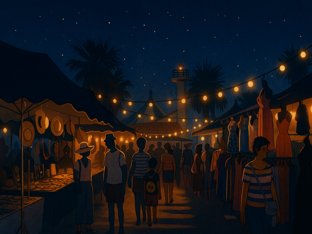 MARCHÉ NOCTURNE DU VILLAGE  Le Barcarès