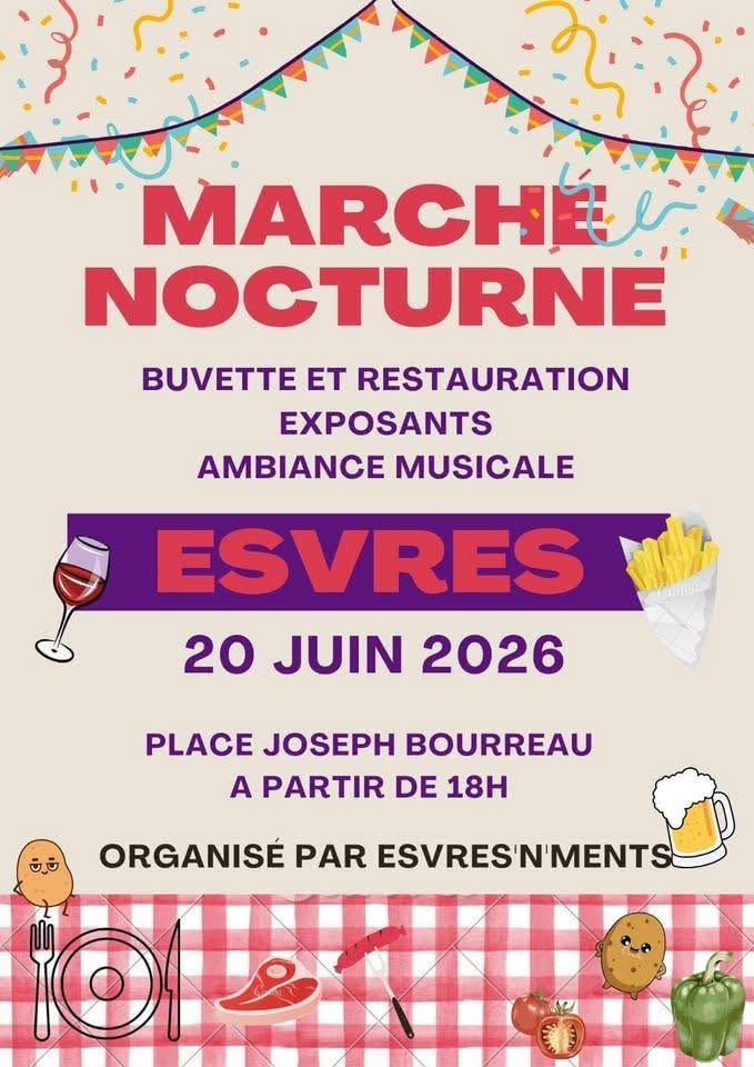 Marché nocturne Esvres