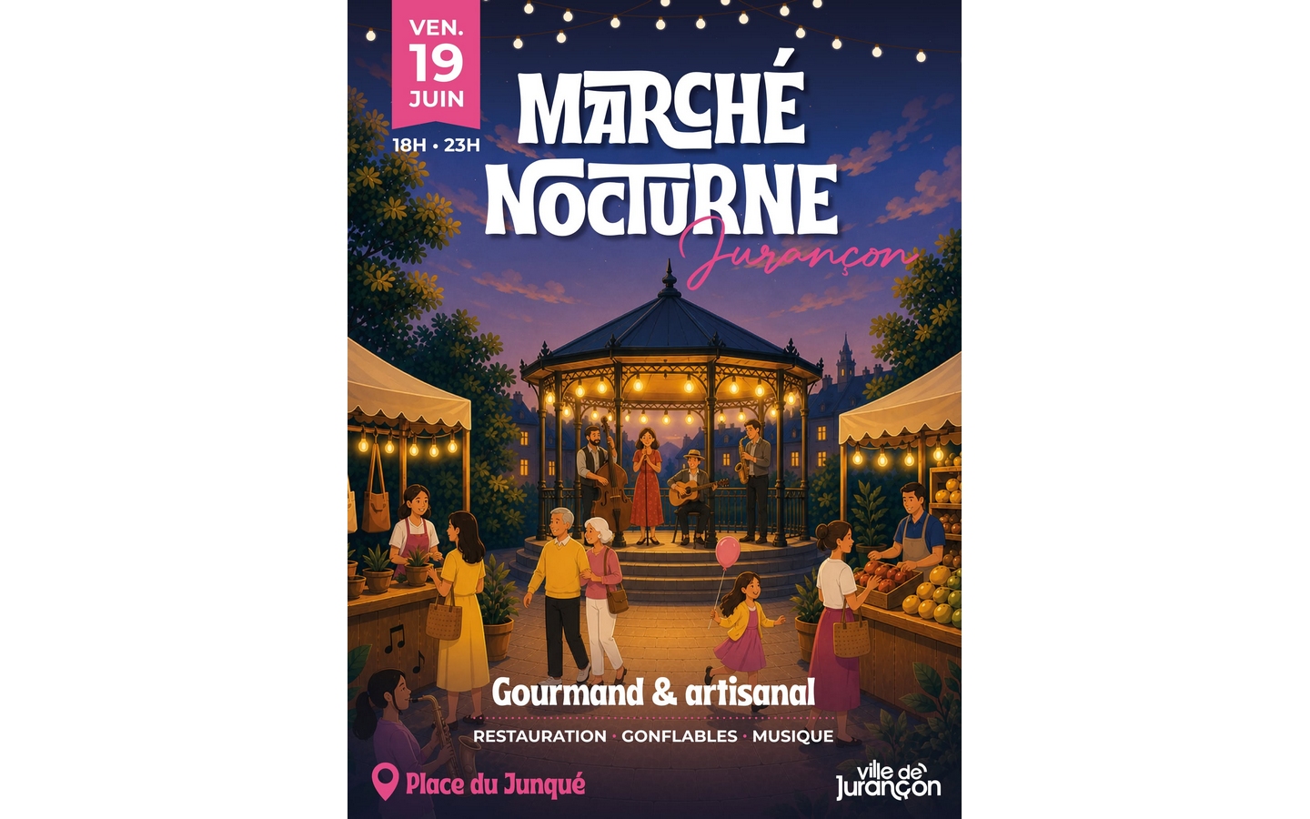Marché nocturne Jurançon