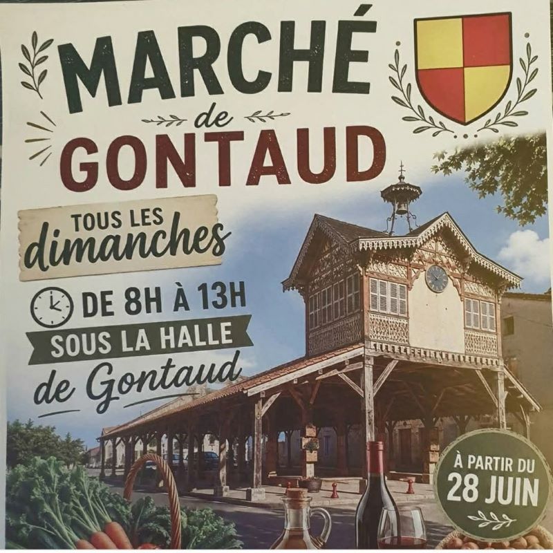 Marché traditionnel Gontaud-de-Nogaret