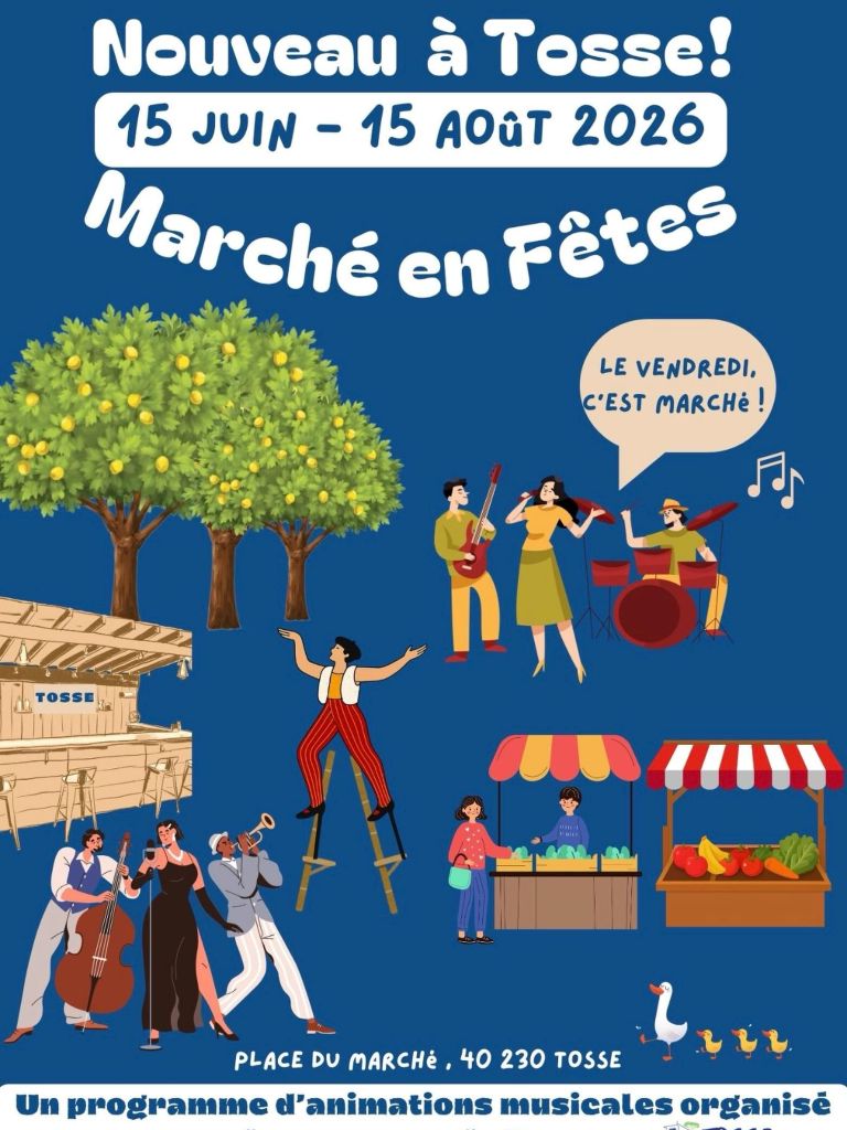 Marché traditionnel A côté du fronton Tosse 2026-07-24