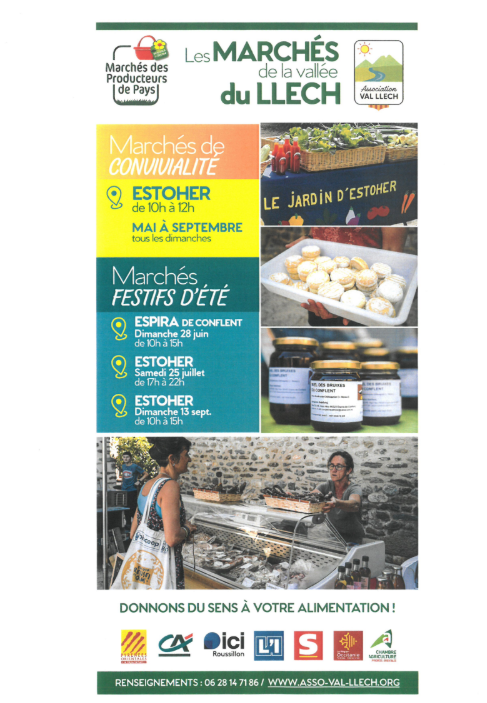 MARCHÉS FESTIFS D&rsquo;ÉTÉ  Estoher
